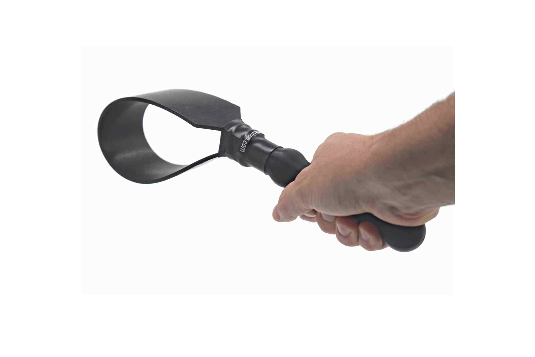 Black short rubber crop for spanking