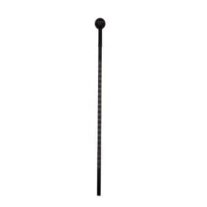 Black Carbon Fiber BDSM Discipline Paddle on a white background